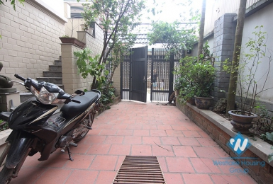 Three bedrooms house for rent on Au Co street, Tay Ho district, Ha Noi